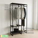 آویز لباس دیزم مدل مونتاژی RGL_100×180_B