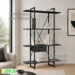 کتابخانه چهار طبقه دیزم مدل مونتاژی LIB_dwr_100×140 - Image 2
