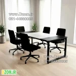 میز جلسه دیزم مدل مونتاژی TLD_asm_180×90_Tri - Image 2