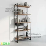 کتابخانه پنج طبقه دیزم مدل مونتاژی LIB_dwr_80×180 - Image 2