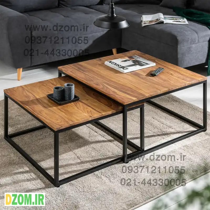 dgbfgv.webp میز پذیرایی دیزم مدل CO_H100_80 بسته 2 عددی - Image 1