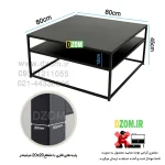 میز جلومبلی دیزم مدل CO_D100_80 - Image 4