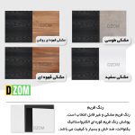میز جلسه دیزم مدل مونتاژی TLD_asm_180×90_Tri - Image 5